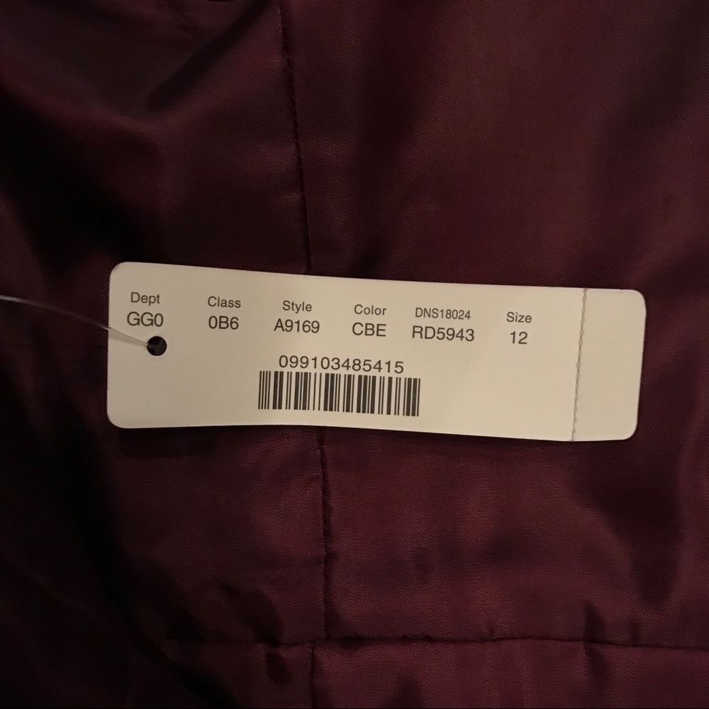 J Crew: Cranberry Cocktail Dress - Picture 5 of 7